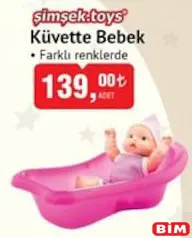 ŞİMŞEK TOYS KÜVETTE BEBEK OYUNCAK